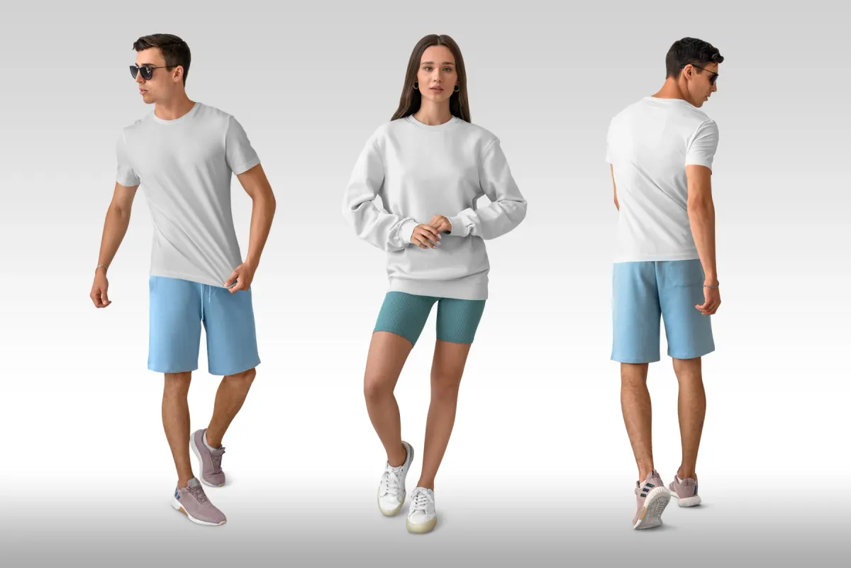 Isolated Apparel Mockups Bundle vol.3