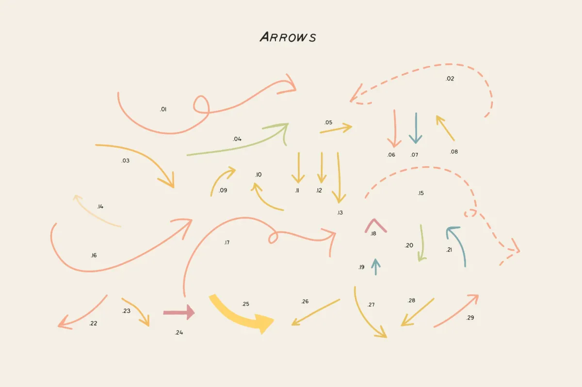 Bubbles, Arrows & Frames