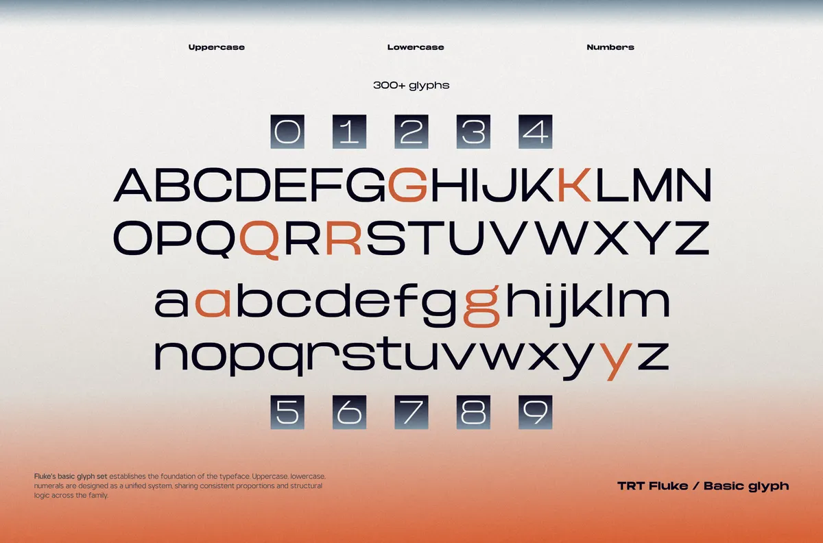 TRT Fluke - Expanded Sans Font