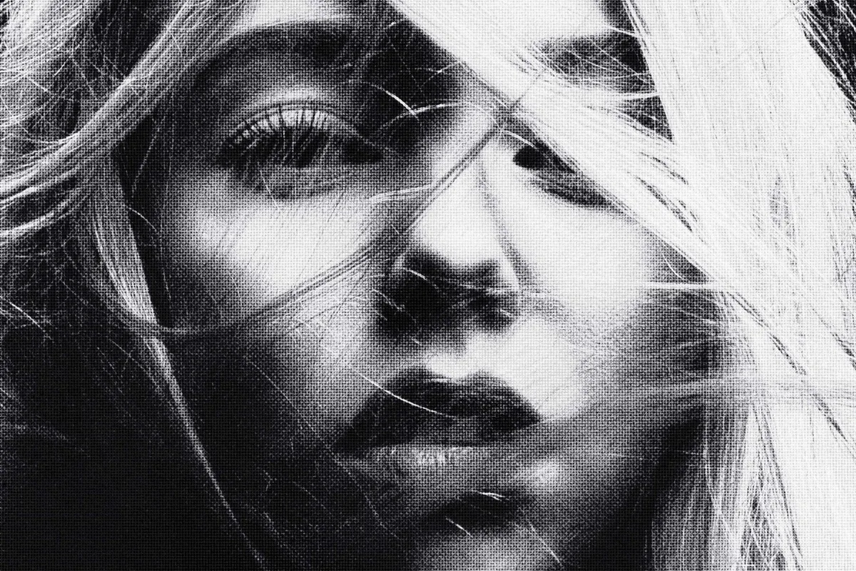 Fabric Print Photo Effect