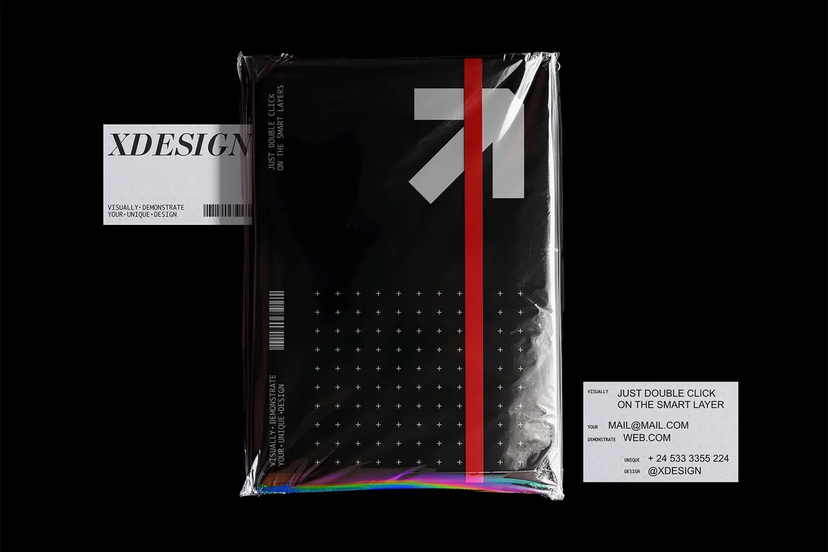 Holographic Brand Identity Mockup Vol.3