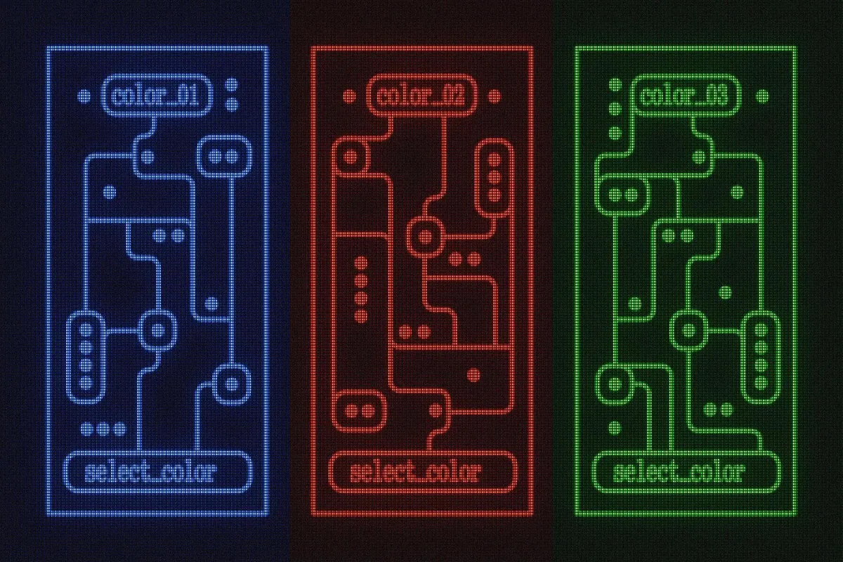 CRT Screen Text Effect
