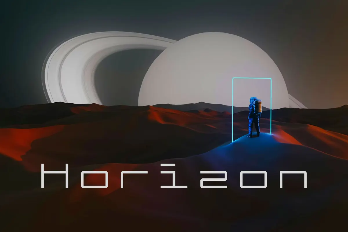 Horizon - Retro Space Font