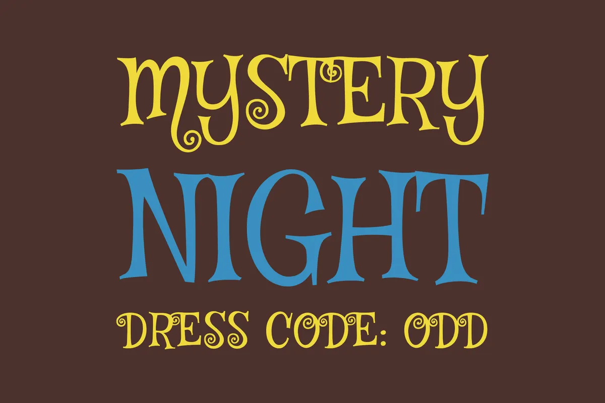 Mystery Quest - Free Retro Cartoon Display Font
