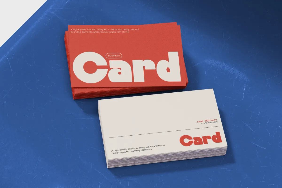 Corporate Business Card Mockup