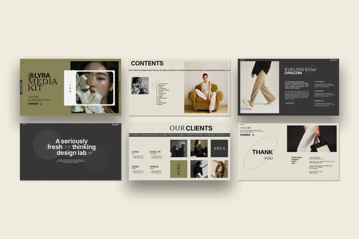 Lyra | Media Kit Template
