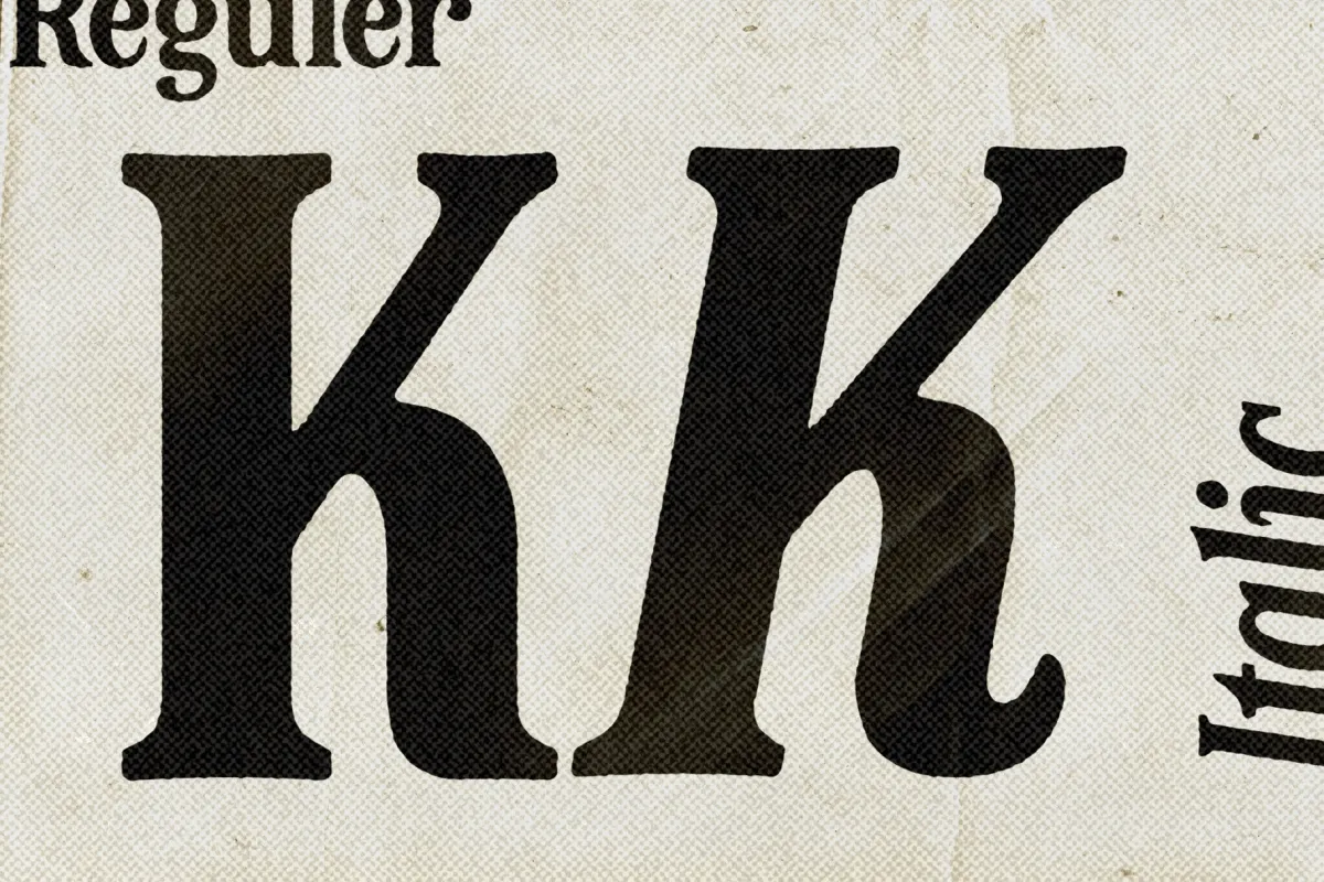 Kaltjer - Vintage Serif Font