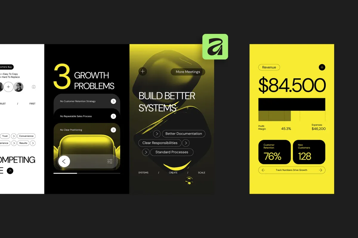 Business Strategy Instagram Template for AFFINITY