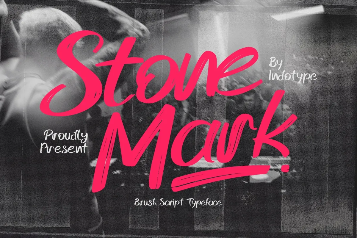 Stone Mark - Brush Script Font