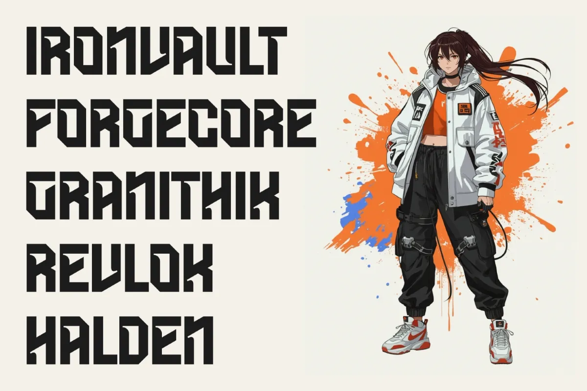 Pristh - Bold Tech Display Font