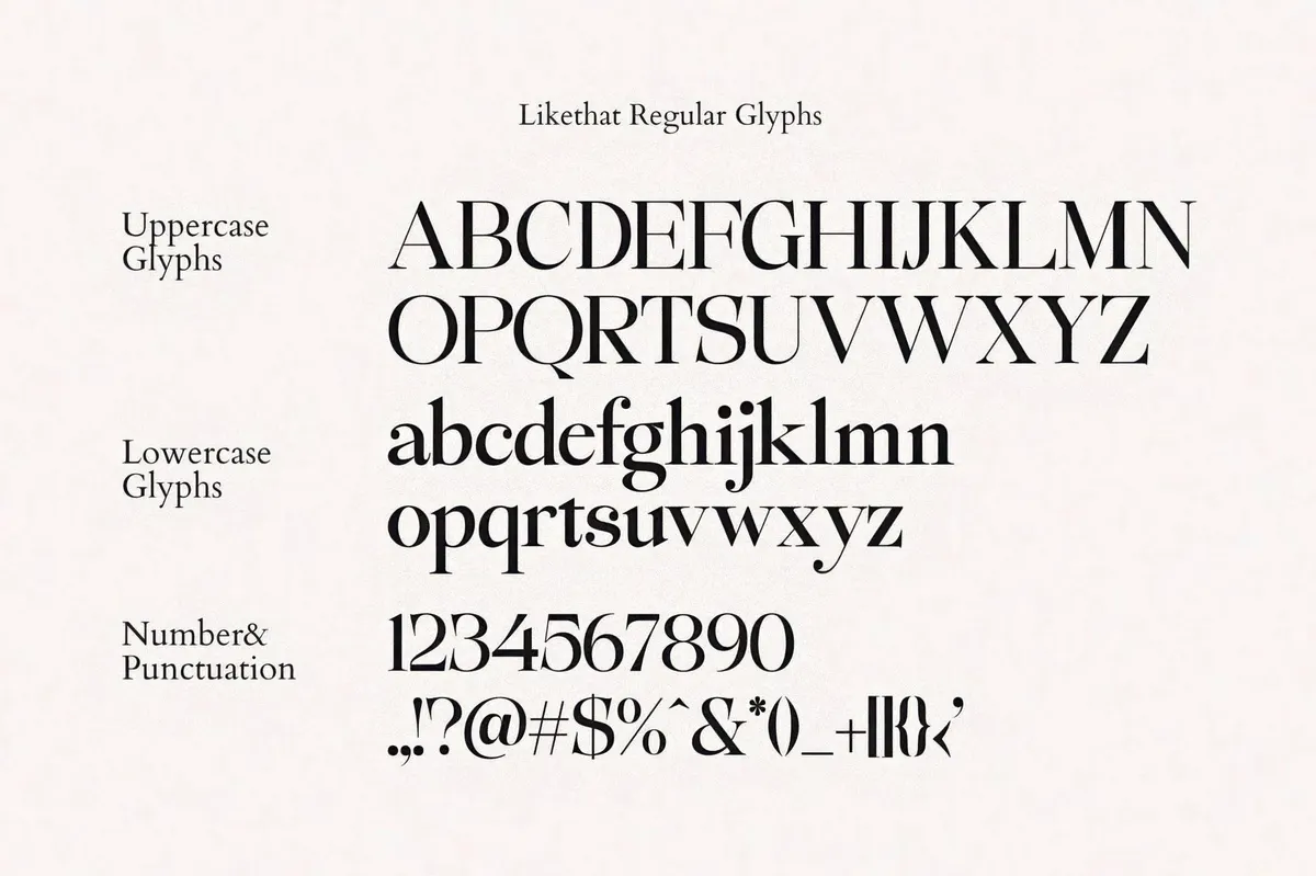 Likethat Font