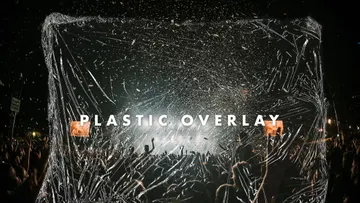 Wrinkled Plastic Overlay