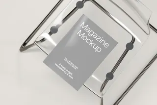 Glossy Magazine Mockup
