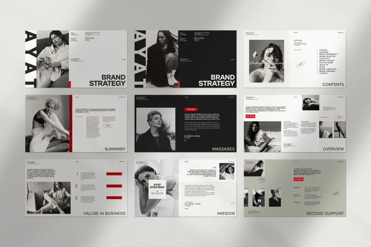 AYAT - Brand Strategy Presentation Template