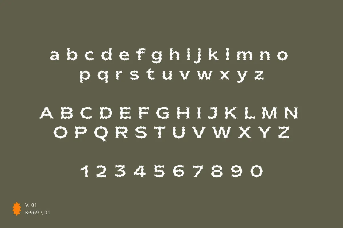 Plateau Display Font