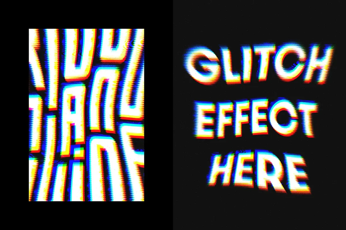 Glitch Text & Logo Effect