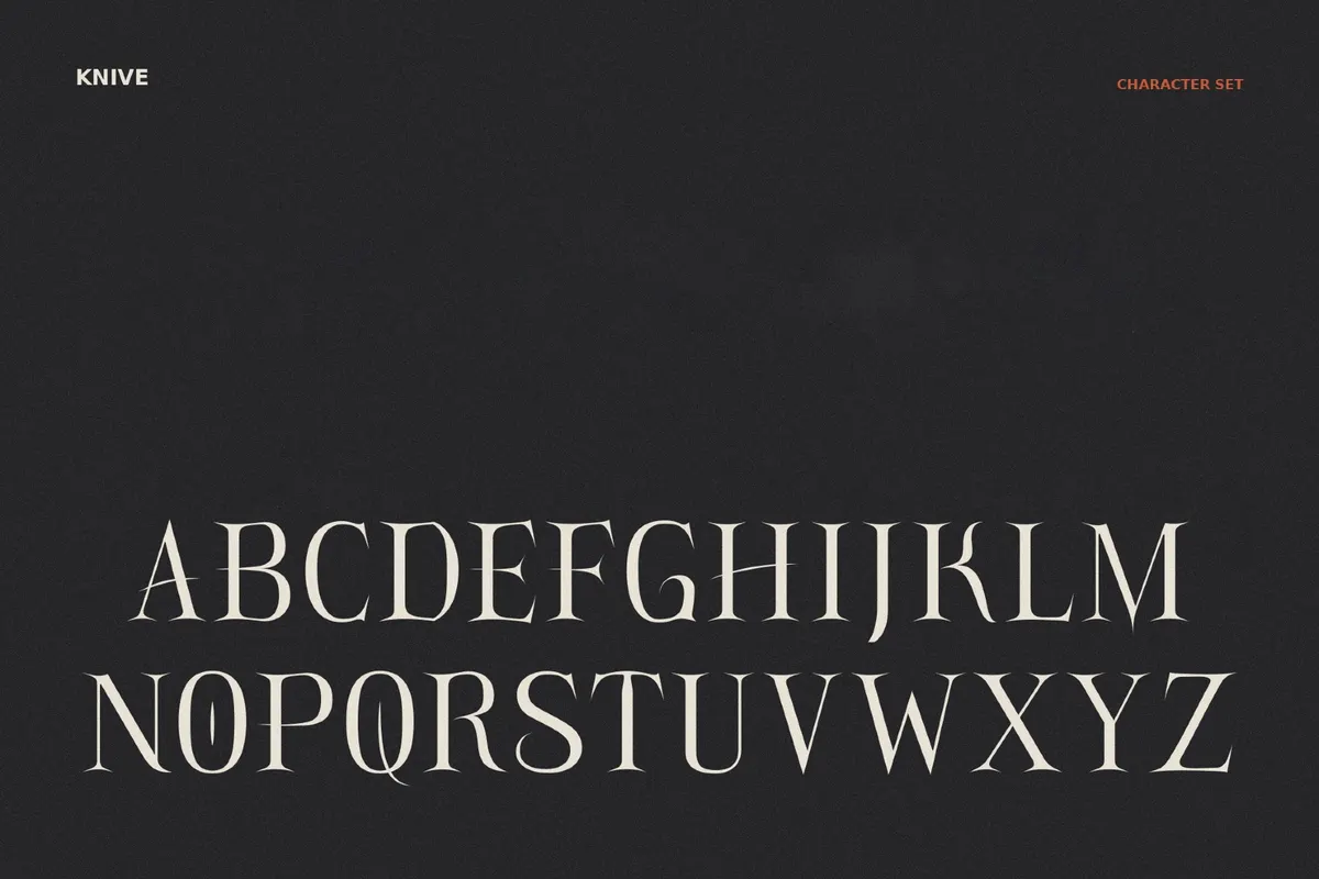 Knive - Royal Font