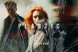 Plastic Wrap Texture Overlays