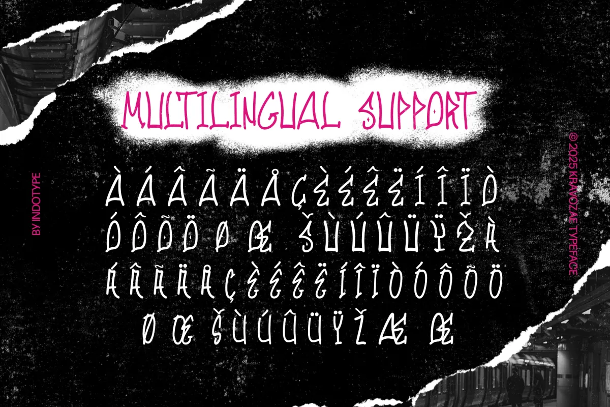 Kravozae - Graffiti Display Font