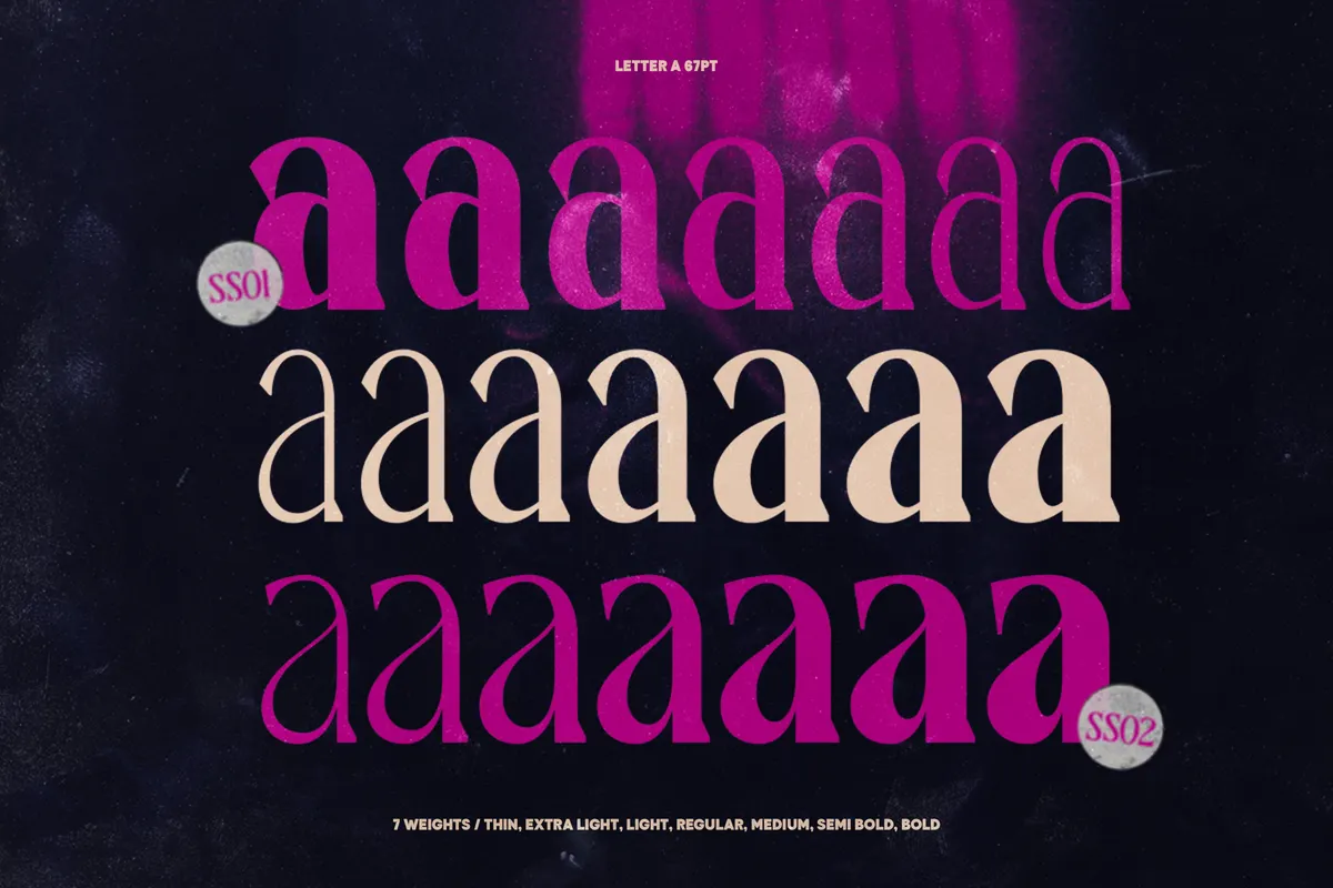 TRT Montero - Gothic Display Serif Font