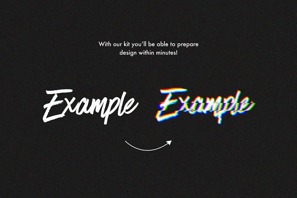 Crashed Glitch Text Effects