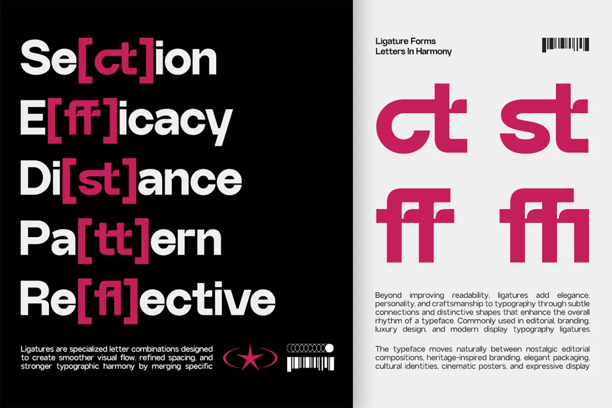GC Rupture - Modern Inktrap Sans Serif Family