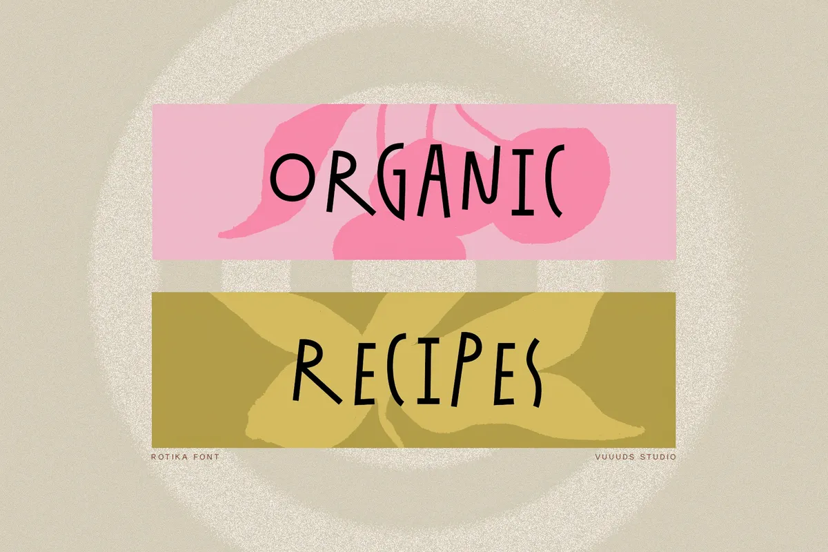 Rotika - Quirky Hand-Drawn Display