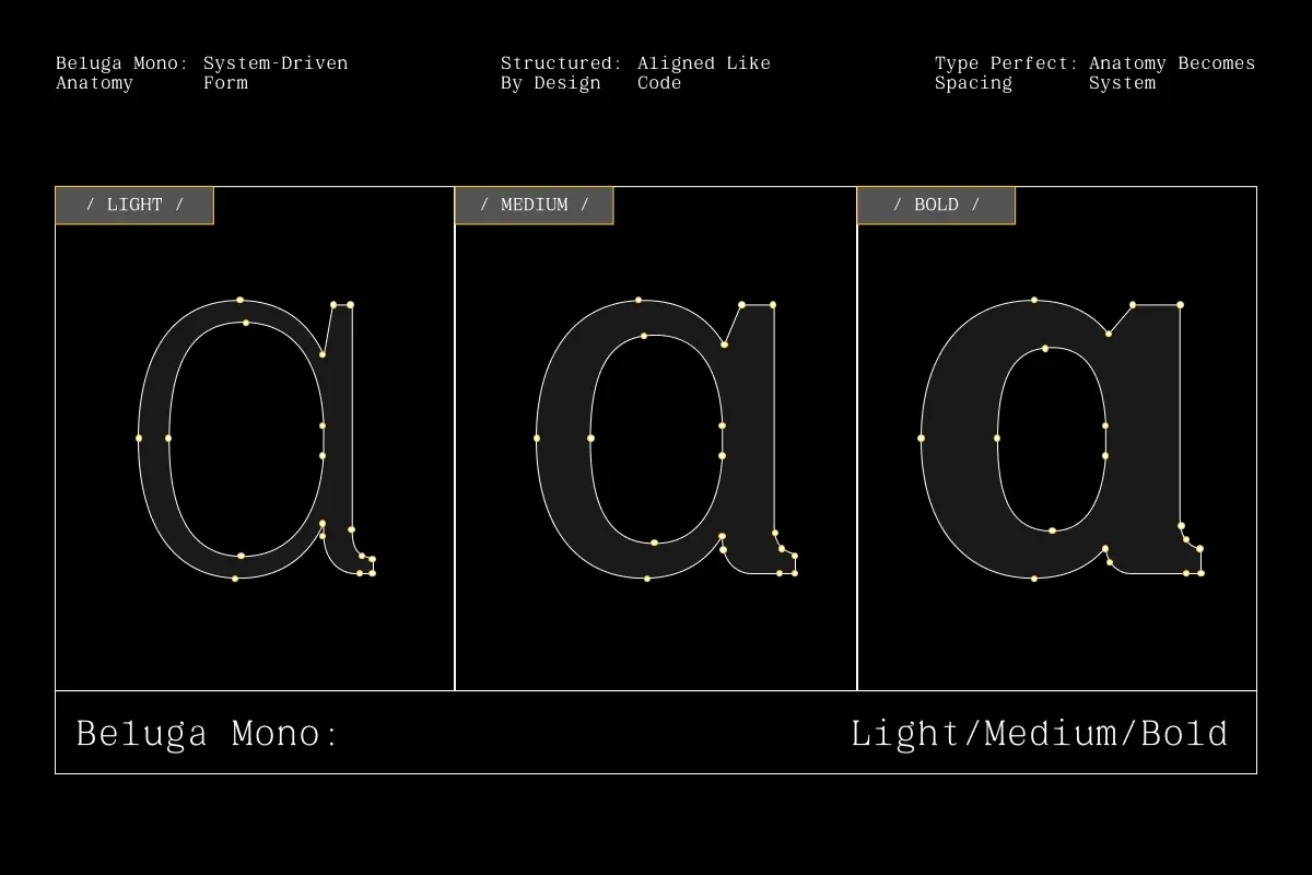 GC Beluga Mono - Elegant Modern Mono Serif Font