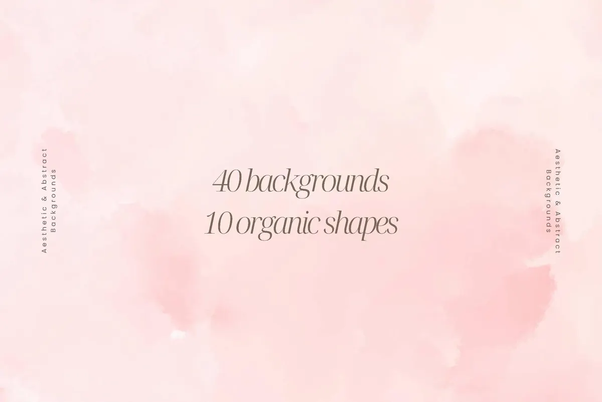 Soft Blush Watercolor Backgrounds