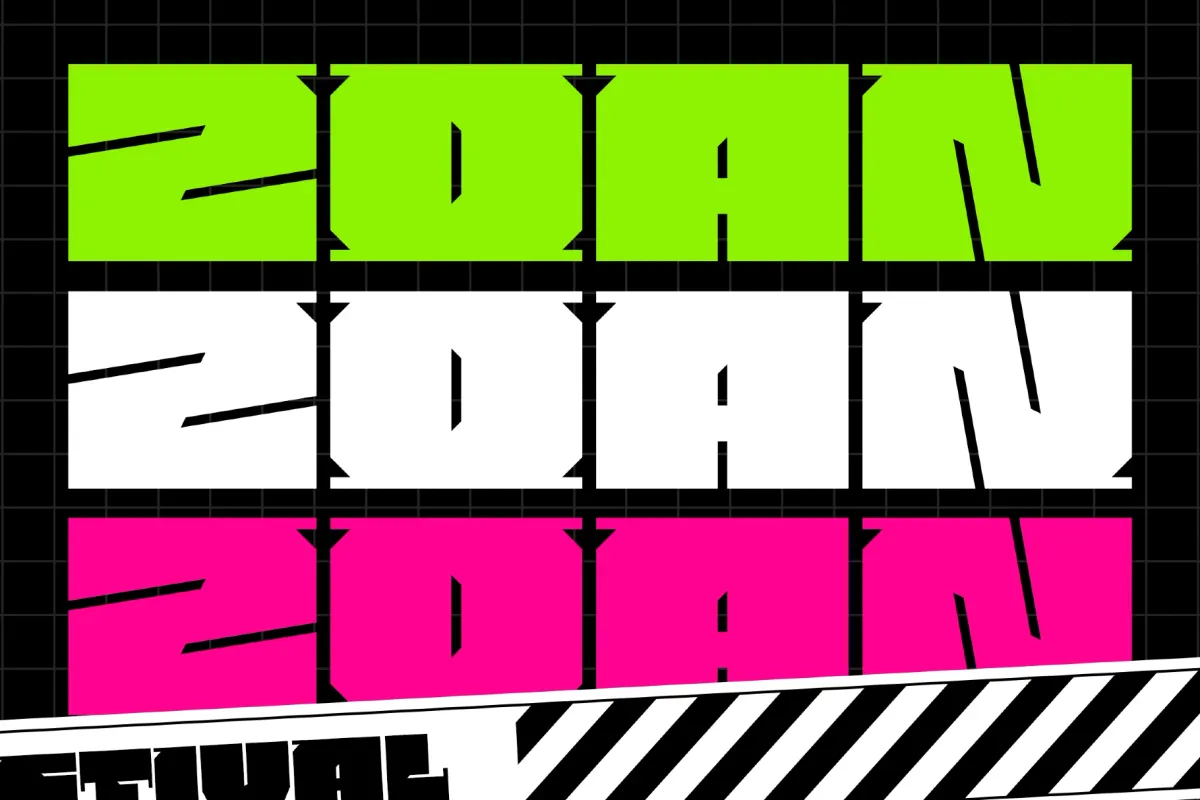 Gualinx - Expanded Techno Display Font