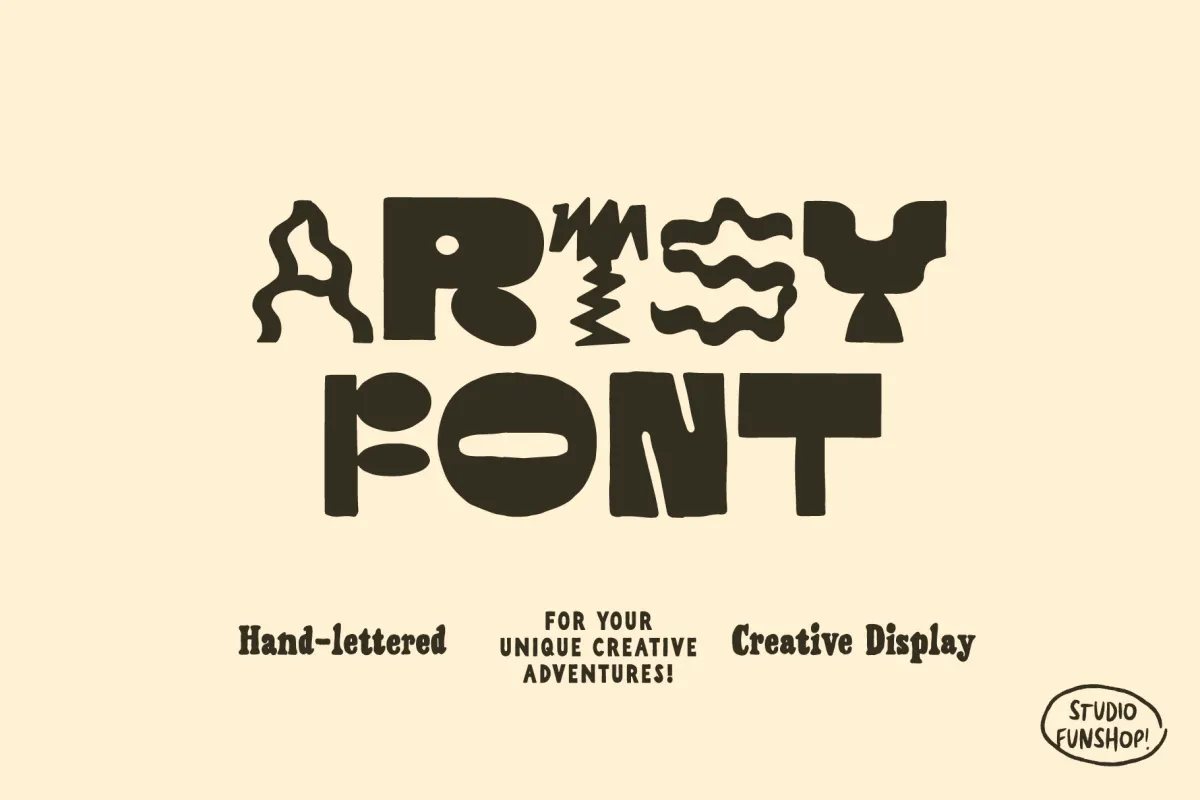 Artsy - Bold Hand-Lettered Display