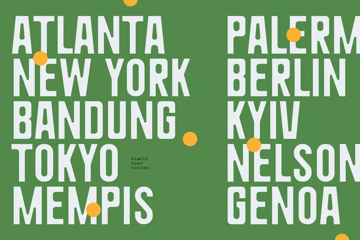 Fomito - Bold Condensed Sans