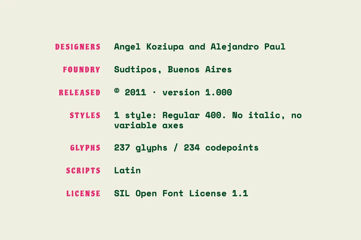 Piedra - Free Rocky Display Font