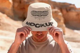 Outdoor Bucket Hat Mockup
