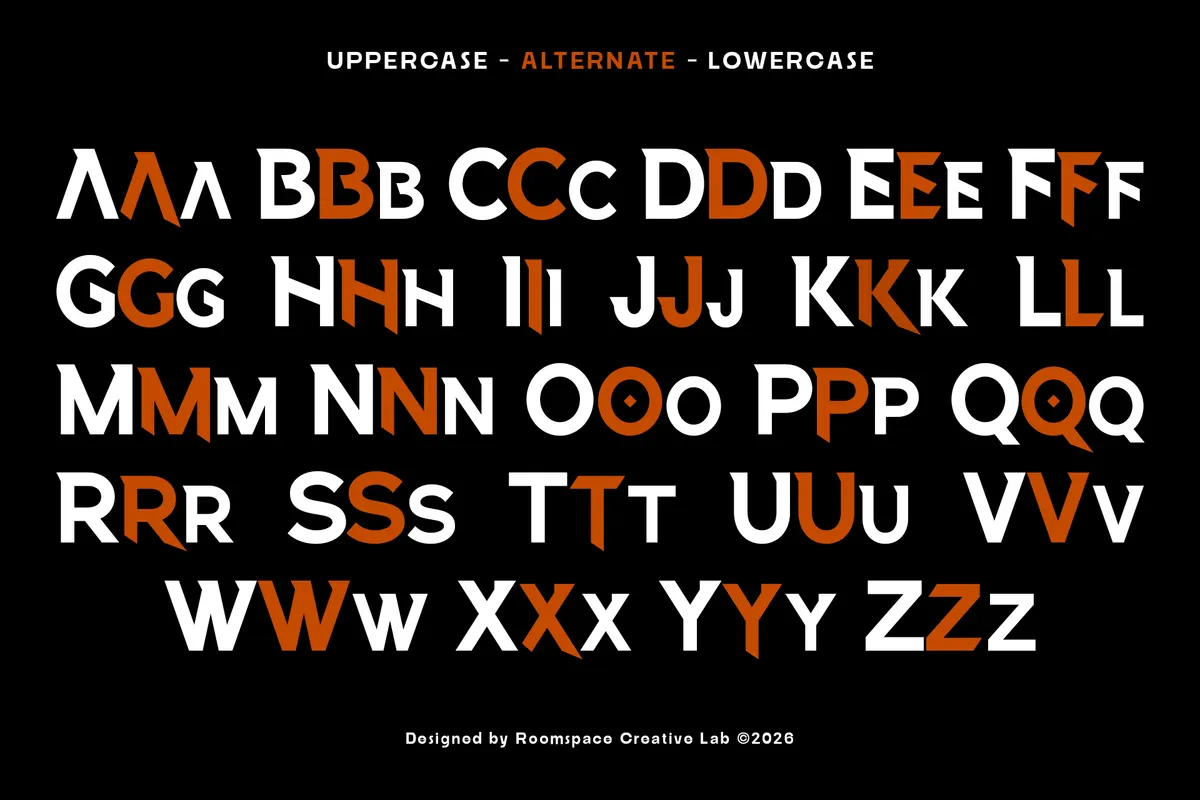 Junkwar - Futuristic Display Font