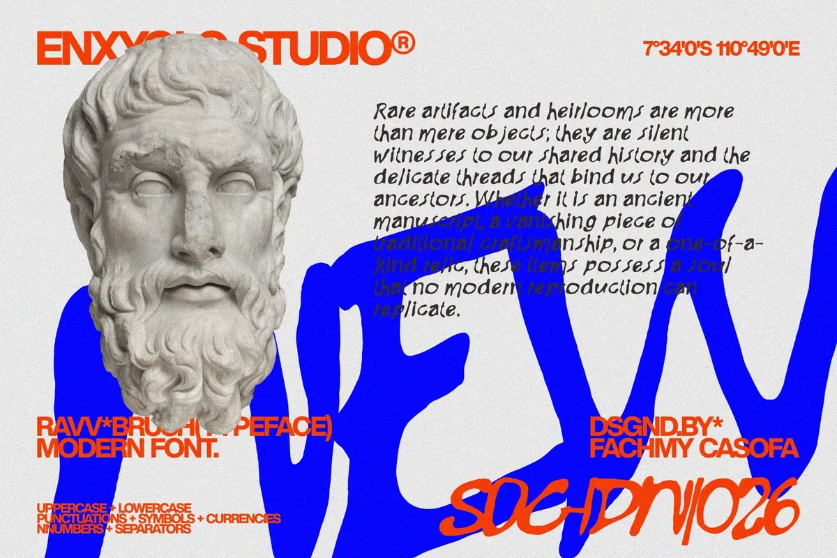 Gowak - Raw Expressive Brush Font
