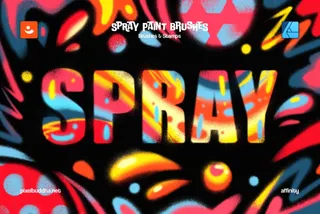 Spray Paint Affinity Designer Brushes