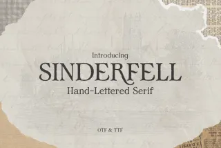 Sinderfell - Vintage Editorial Serif Font