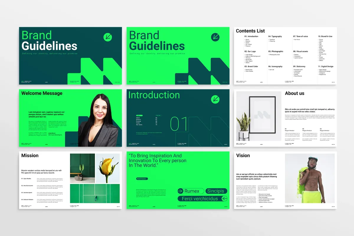 Brand Guidelines Presentation Template