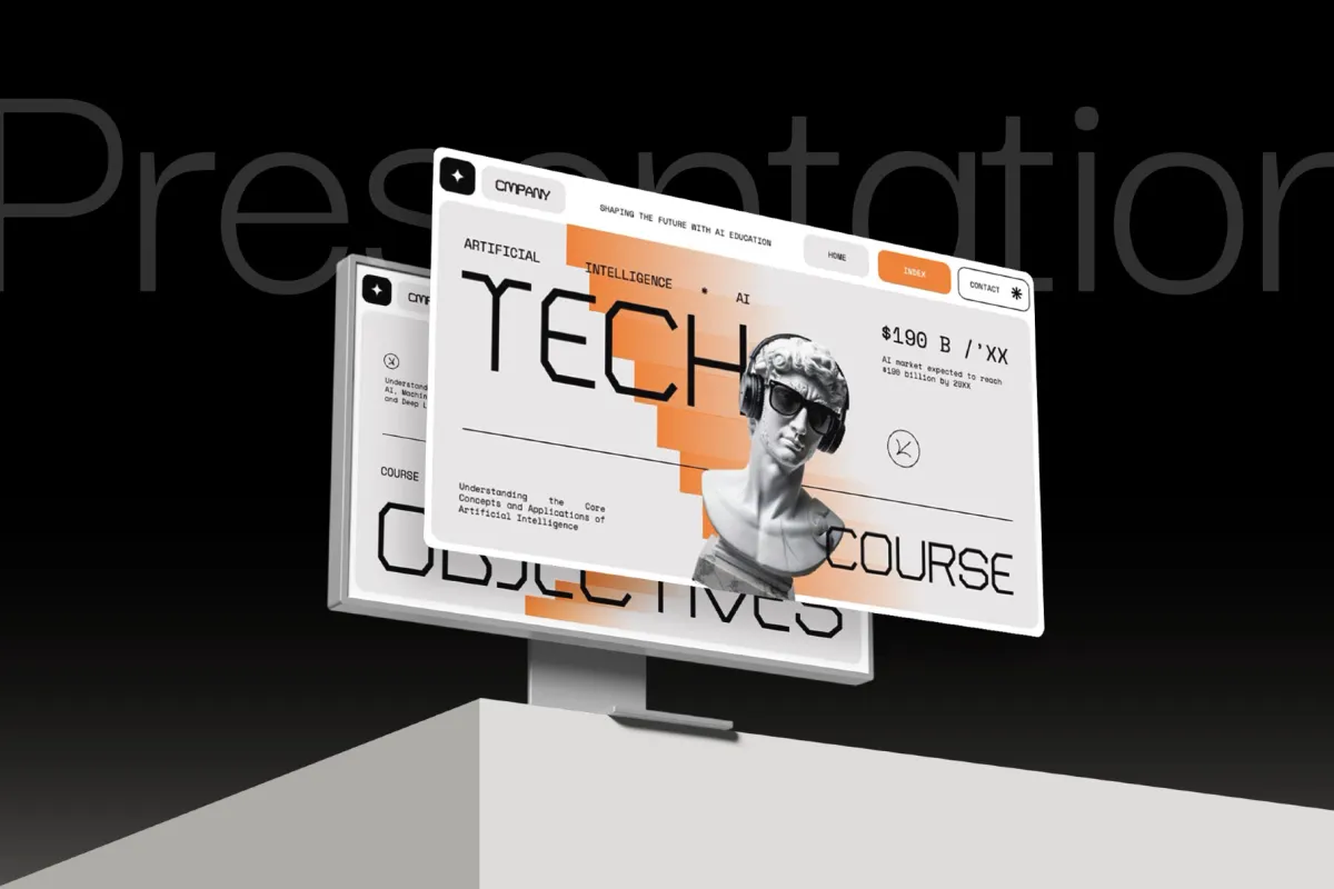 AI Technology Education Keynote Template