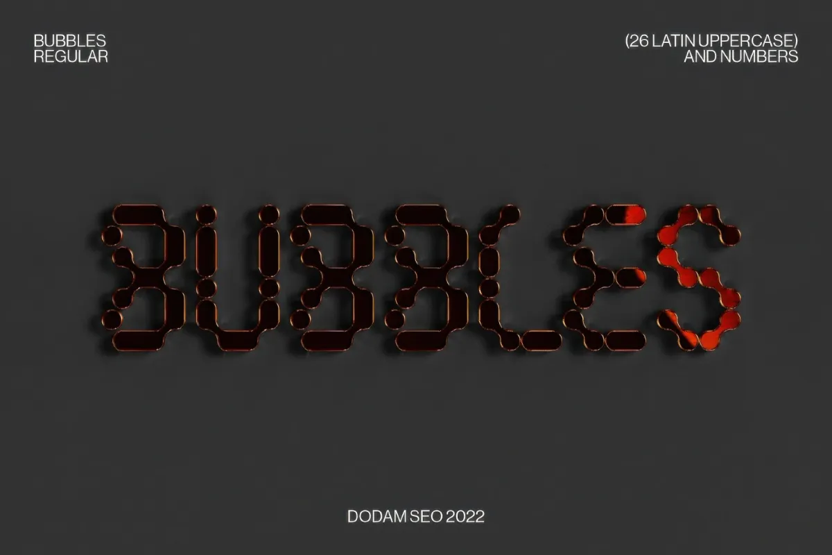 Bubbles | Free Bubble Font