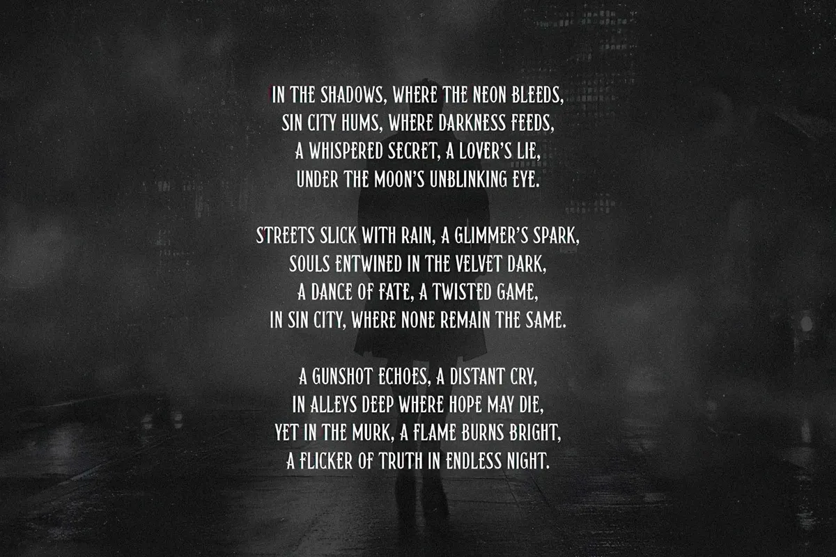 Shadow Noir Typeface