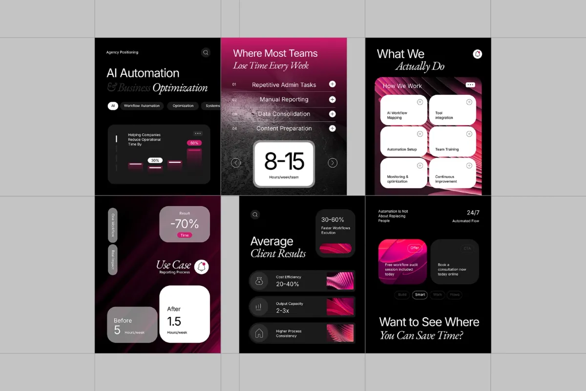 AI Services Instagram Template Pack for Canva