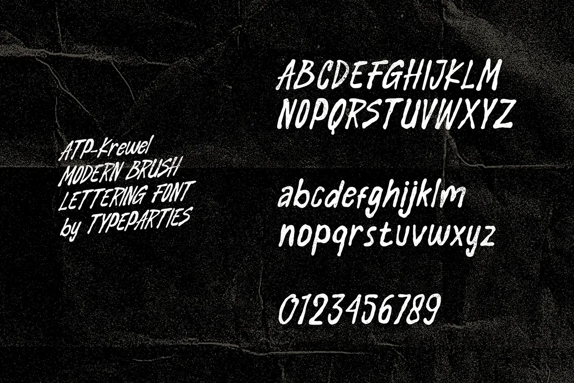 Latenight Waves - Grunge Brush Font