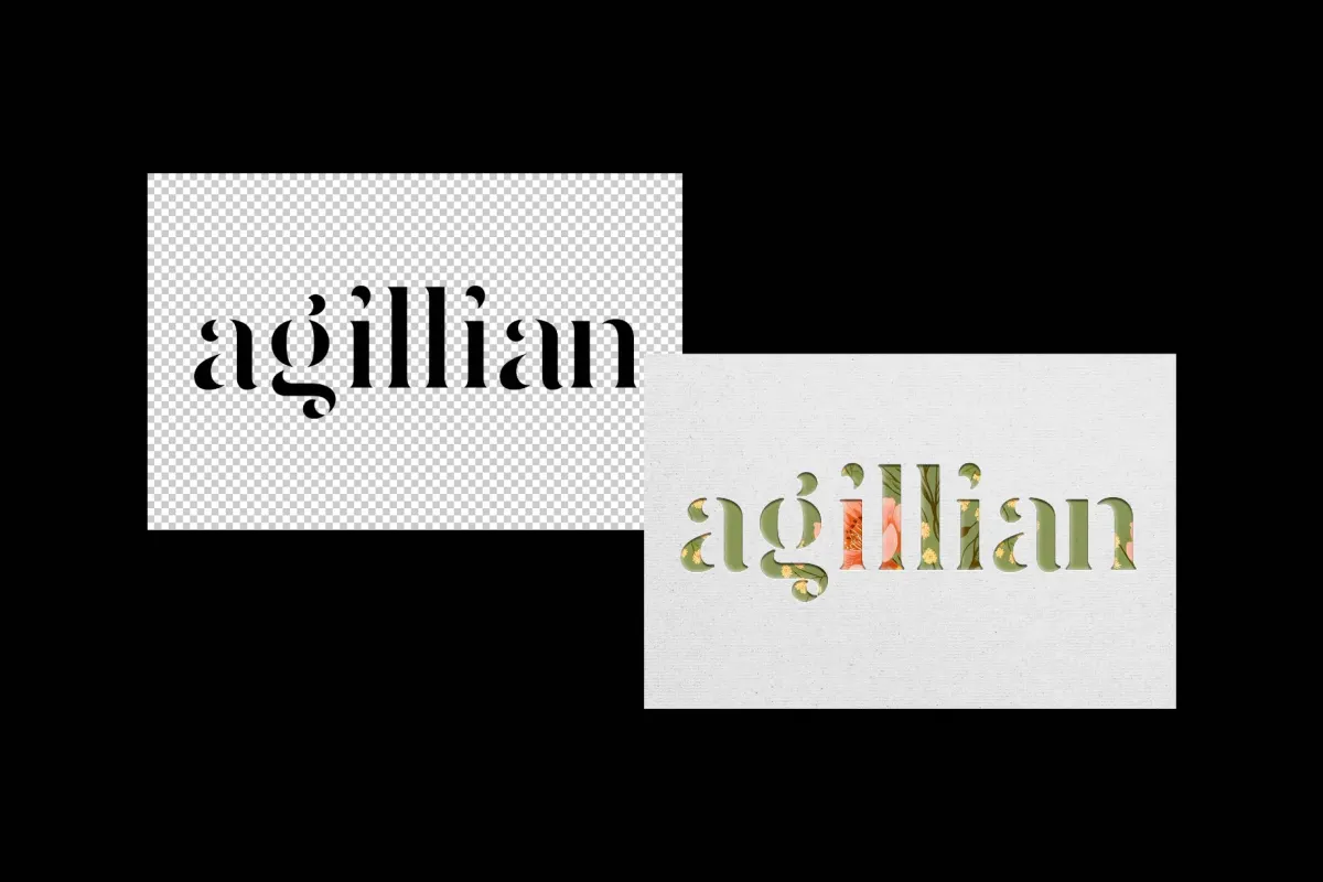 Cutout Text Effect