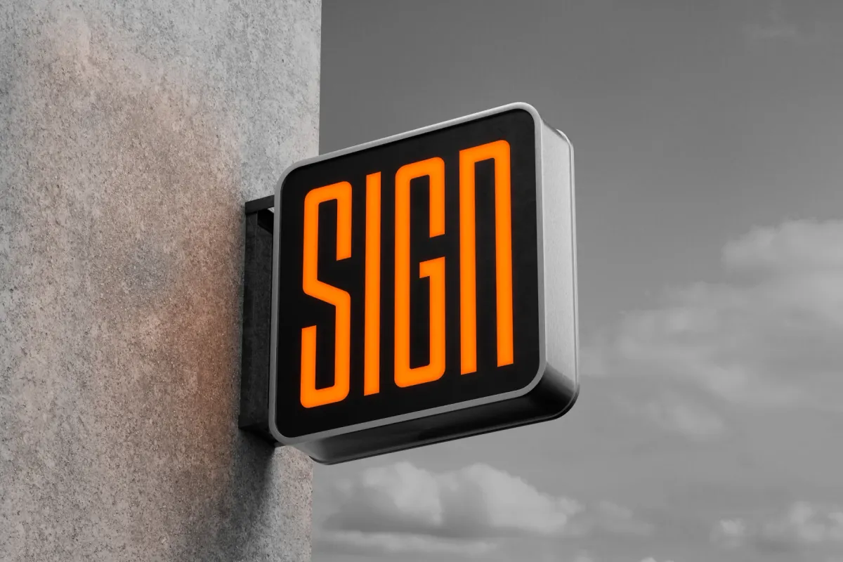 Outdoor Sign Mockup