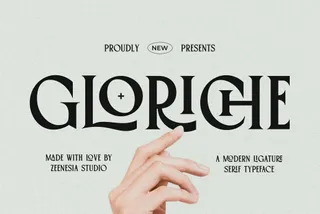 Gloriche Ligature Serif