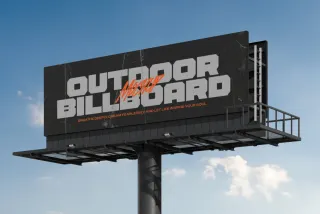 Outdoor Billboard Mockup