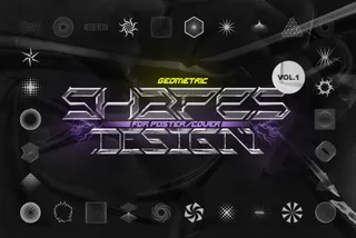 Geometric Shapes for Posters Vol.1