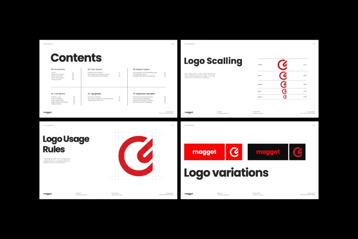 Brand Book Google Slides Template